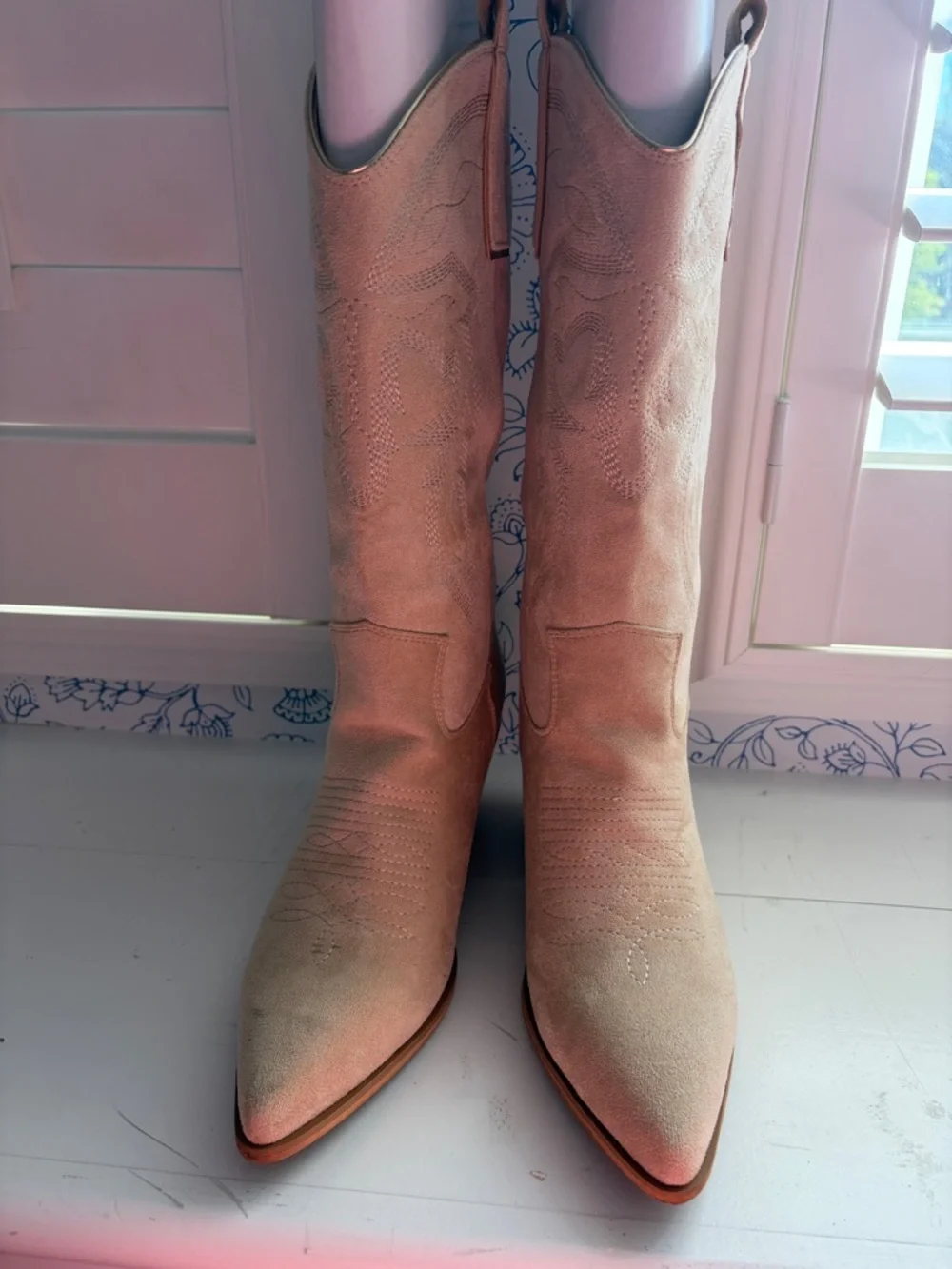 Western Knee-High Boots - Picture 1 of 12